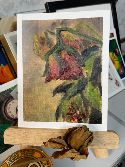 Dead rose- mini painting